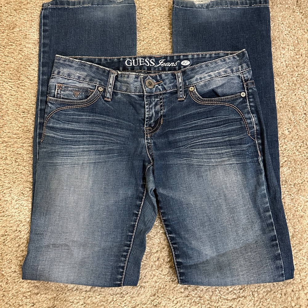 Guess Women's Blue Boot Cut Jeans‎ size 27 R